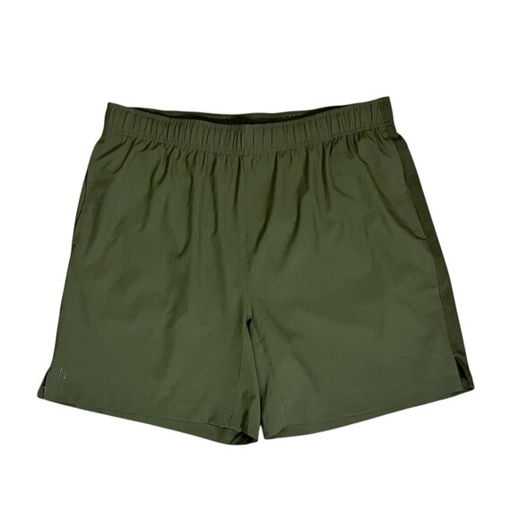 ZYIA ACTIVE Men's Olive Green Running Gym Outdoors Athletic Shorts Pockets XXL - Picture 1 of 7